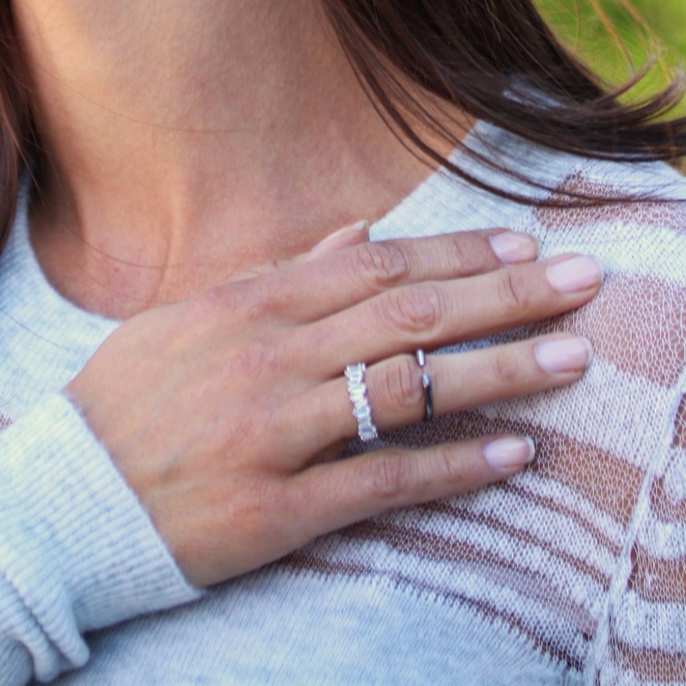 Delicate Stackable Adjustable Ring - Picture 3 of 3